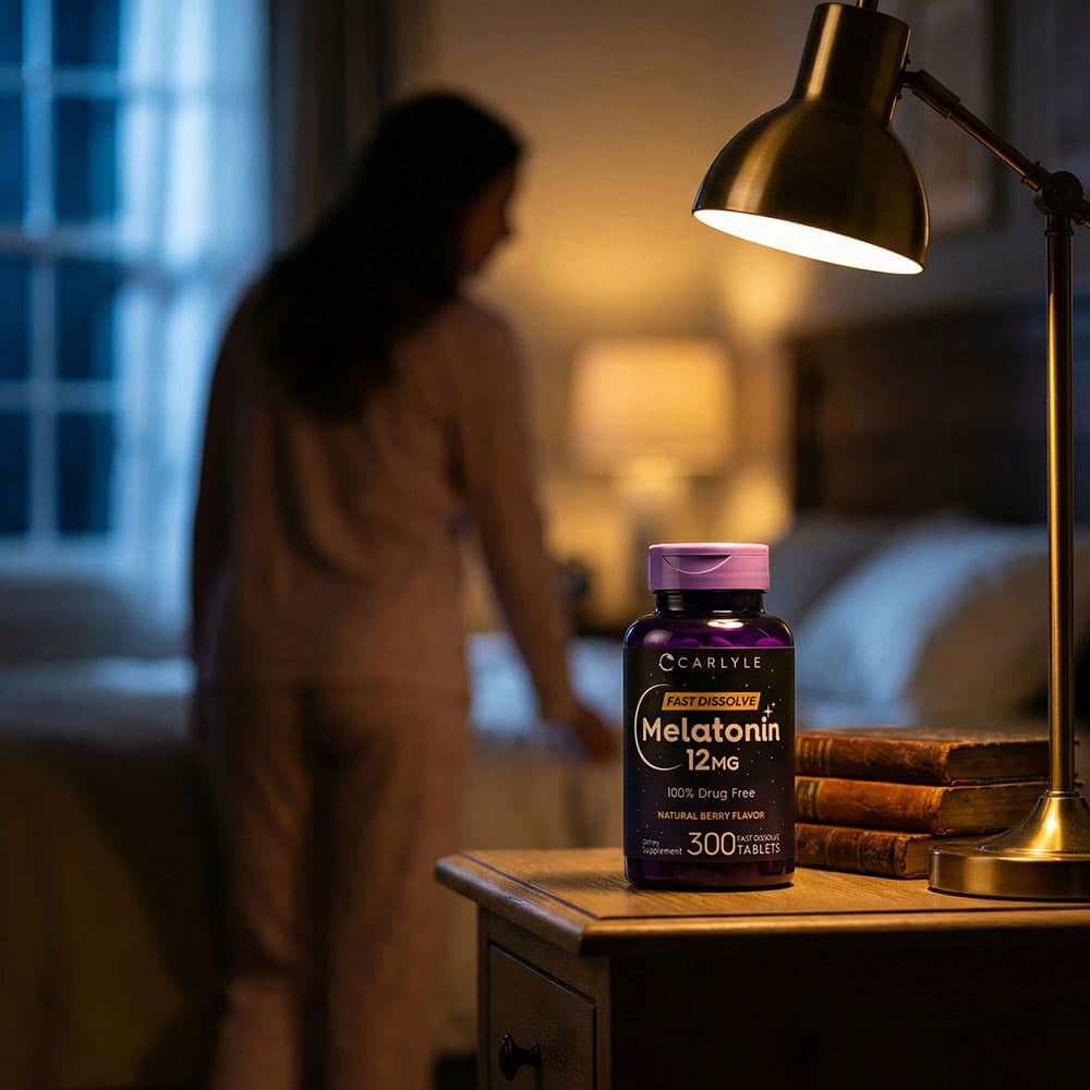 Melatonin 12mg - 300 Fast Dissolve Tablets (Berry)