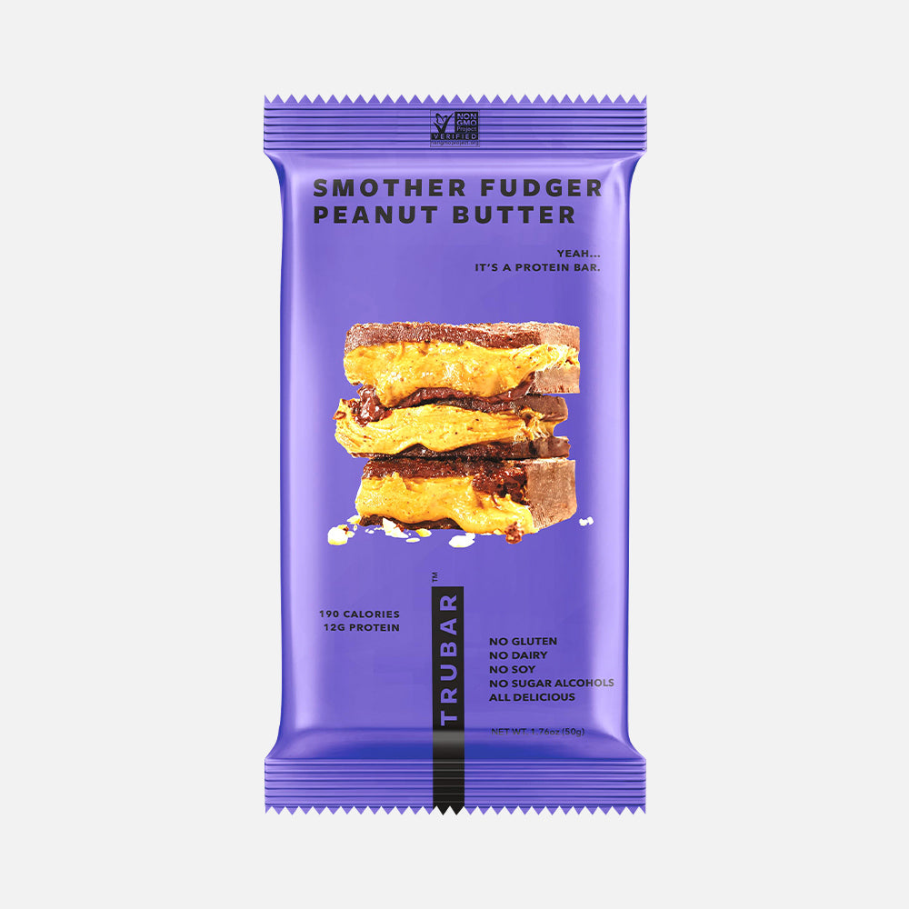 Trubar Smother Fudger Peanut Butter - 12 Bars