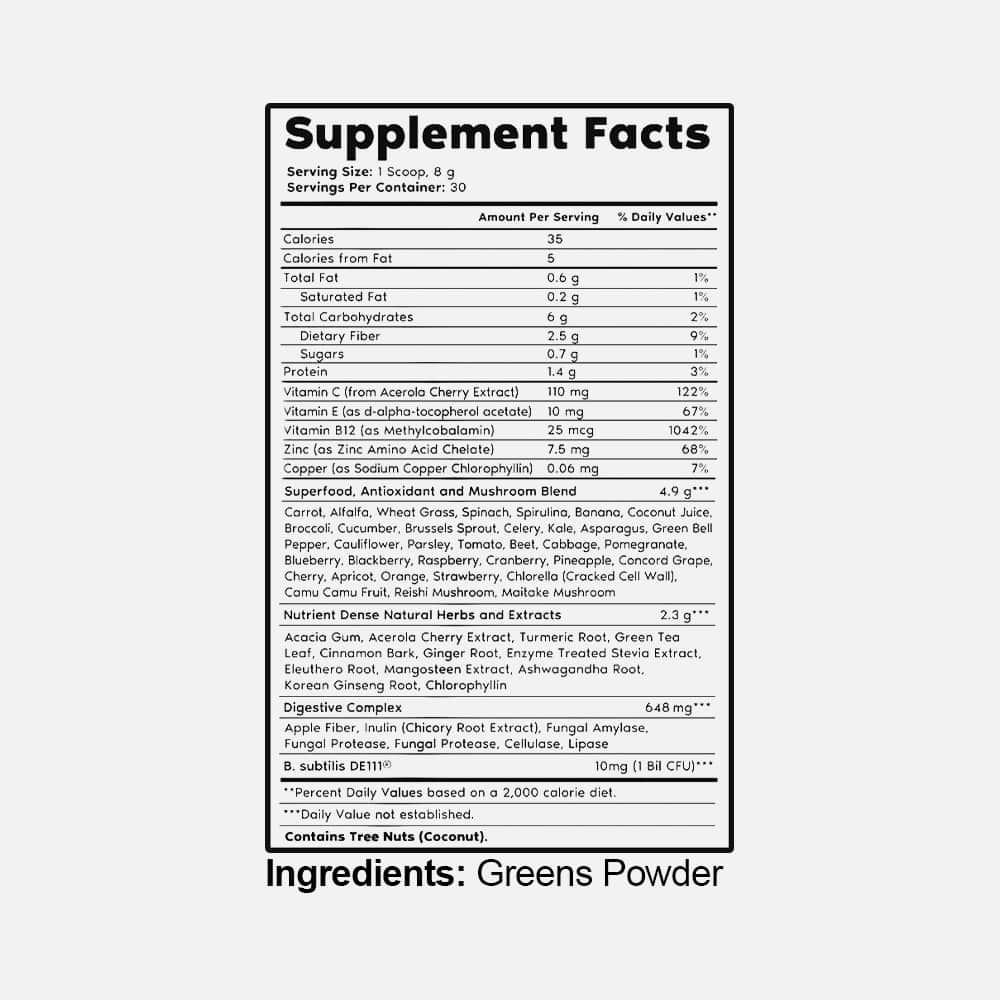 Primal Greens Superfood Powder - 30 Servings