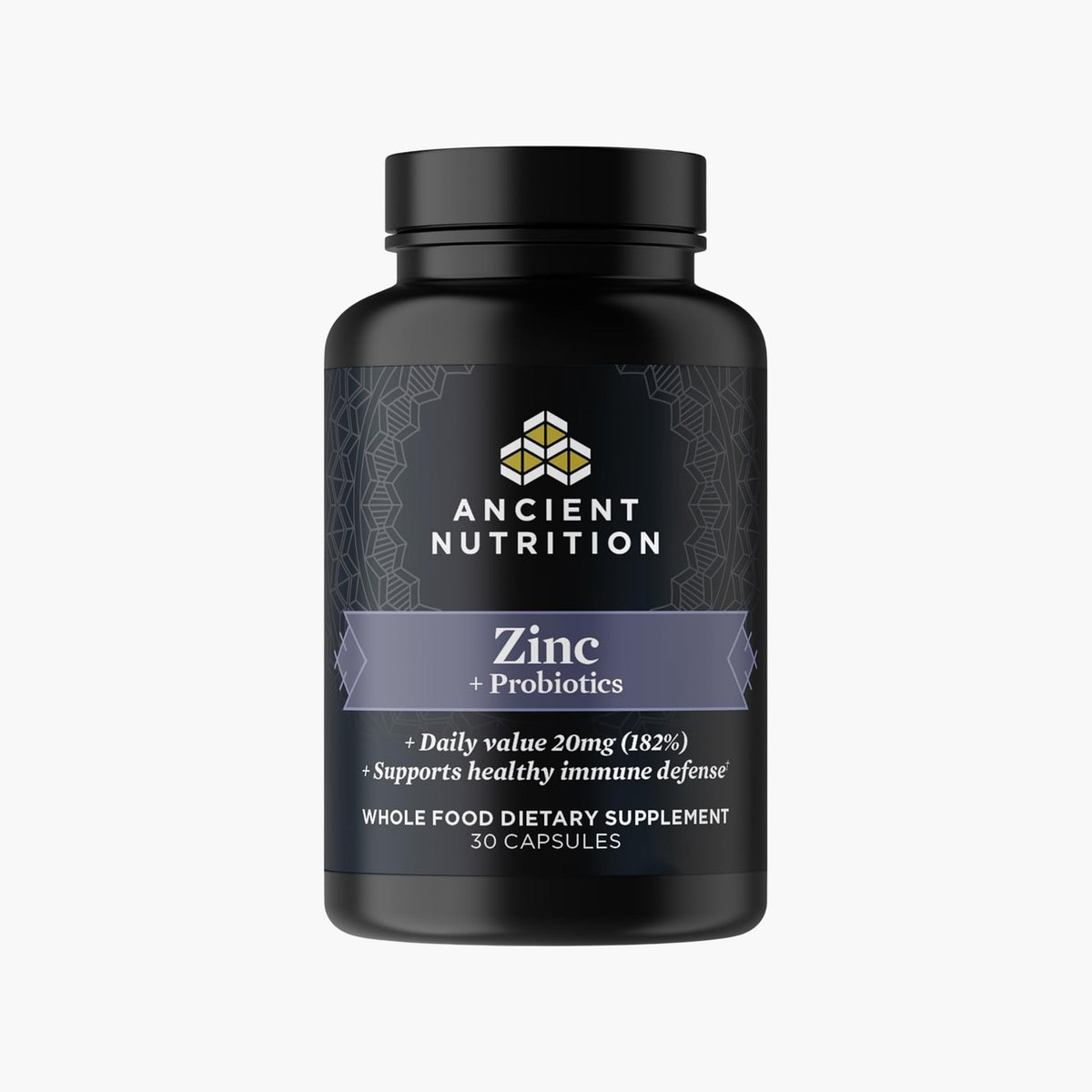 Ancient Nutrition - Probiotics with Zinc - 30 Capsules