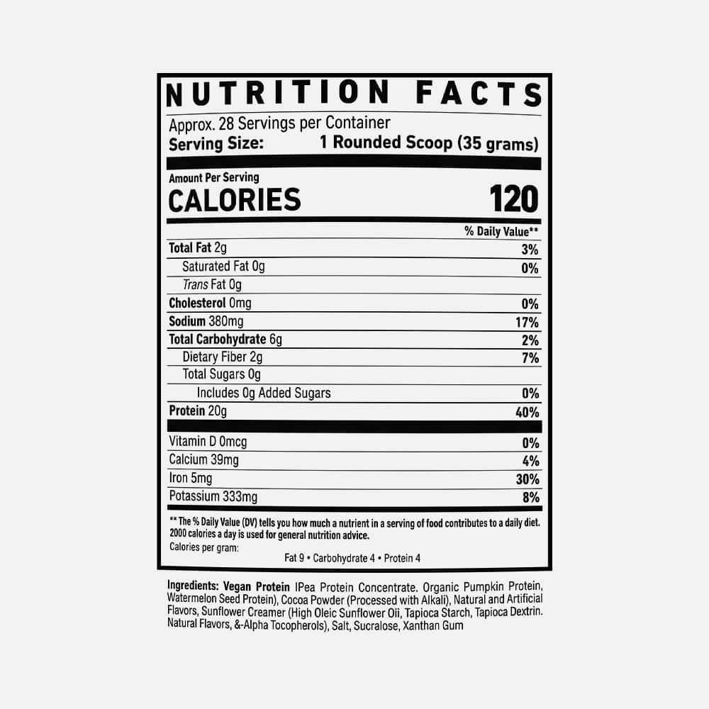 Ghost Vegan Protein 20g - 28 Servings Powder