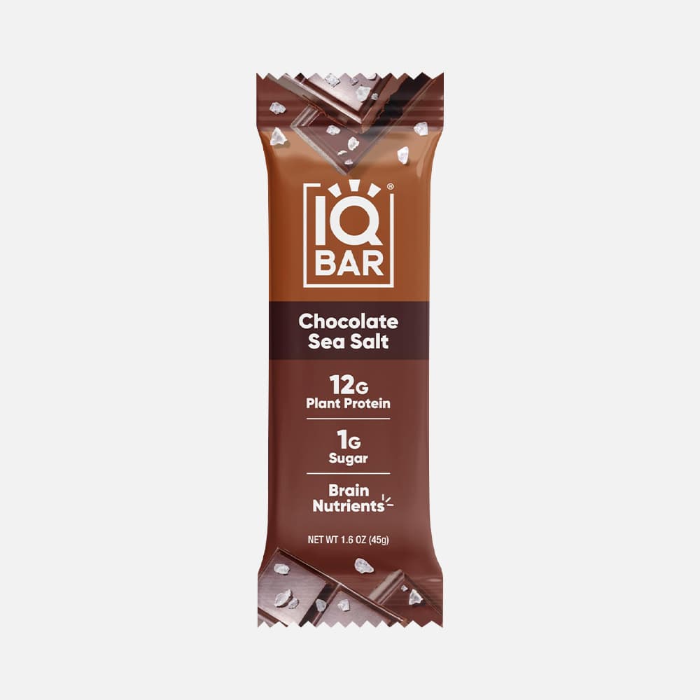 IQ BARIQBAR Chocolate Sea Salt - 12 Keto Bars