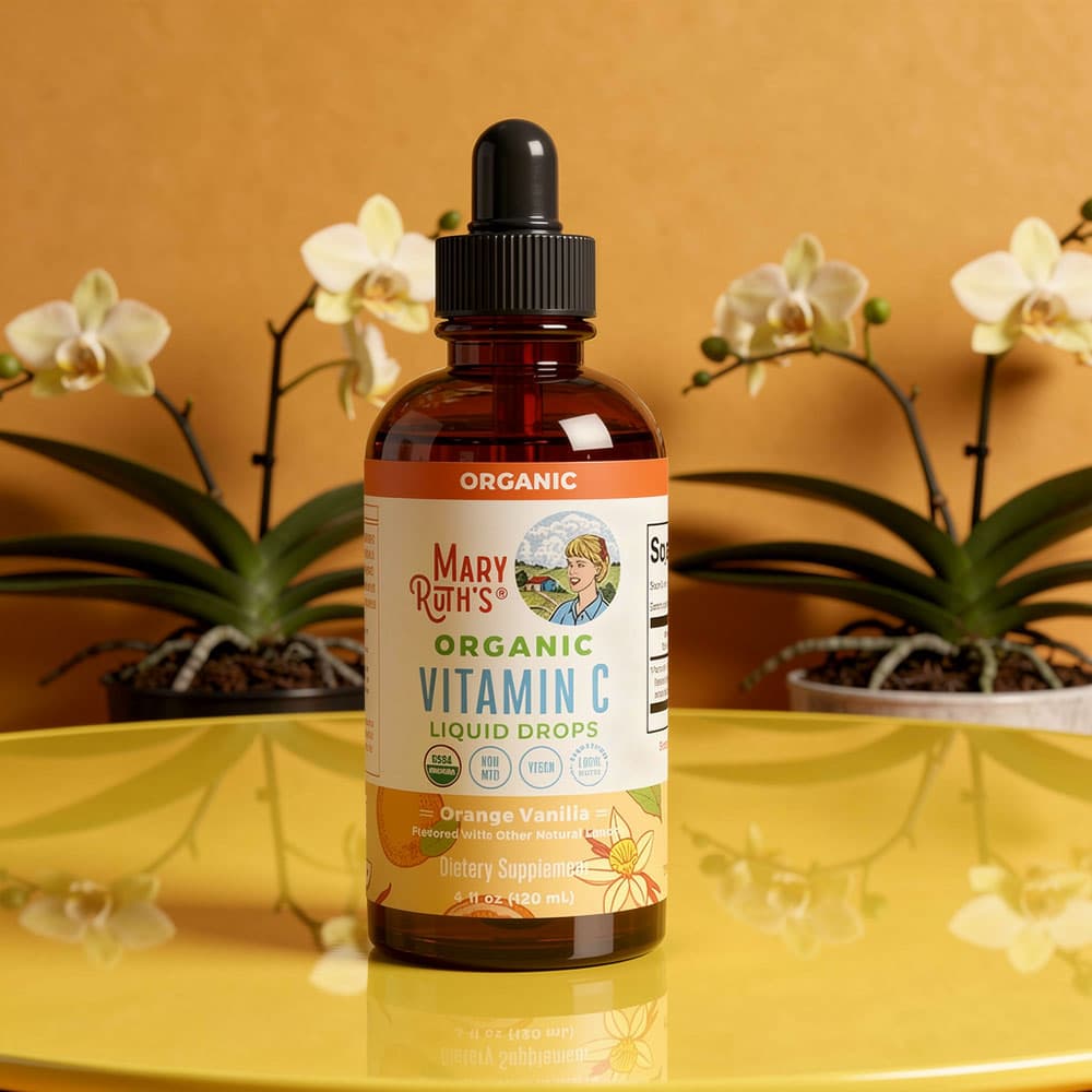 Organic Vitamin C 90mg - 4 fl oz Liquid Drops