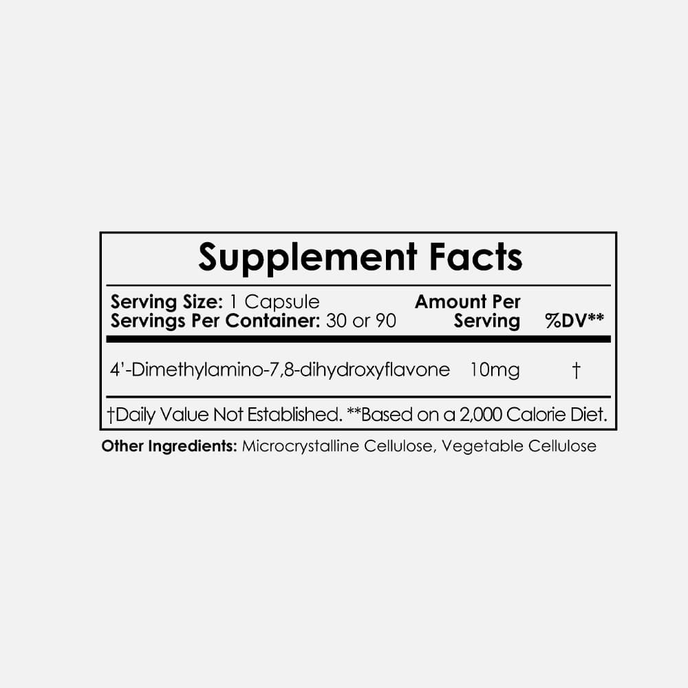 4'-DMA-7,8-Dihydroxyflavone 8mg - 30 Capsules