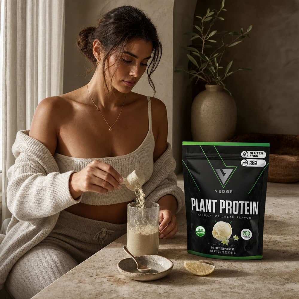 Organic Vegan Protein 25g - 20 Servings Powder (Vanilla)