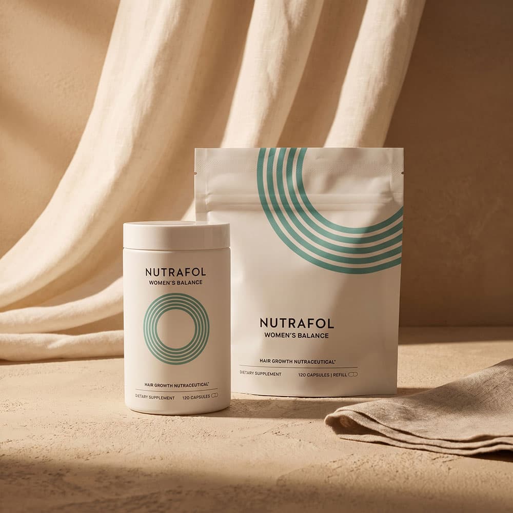 Nutrafol Women's Balance Hair Growth for Ages 45+, 360 Capsules – 3-Month Supply