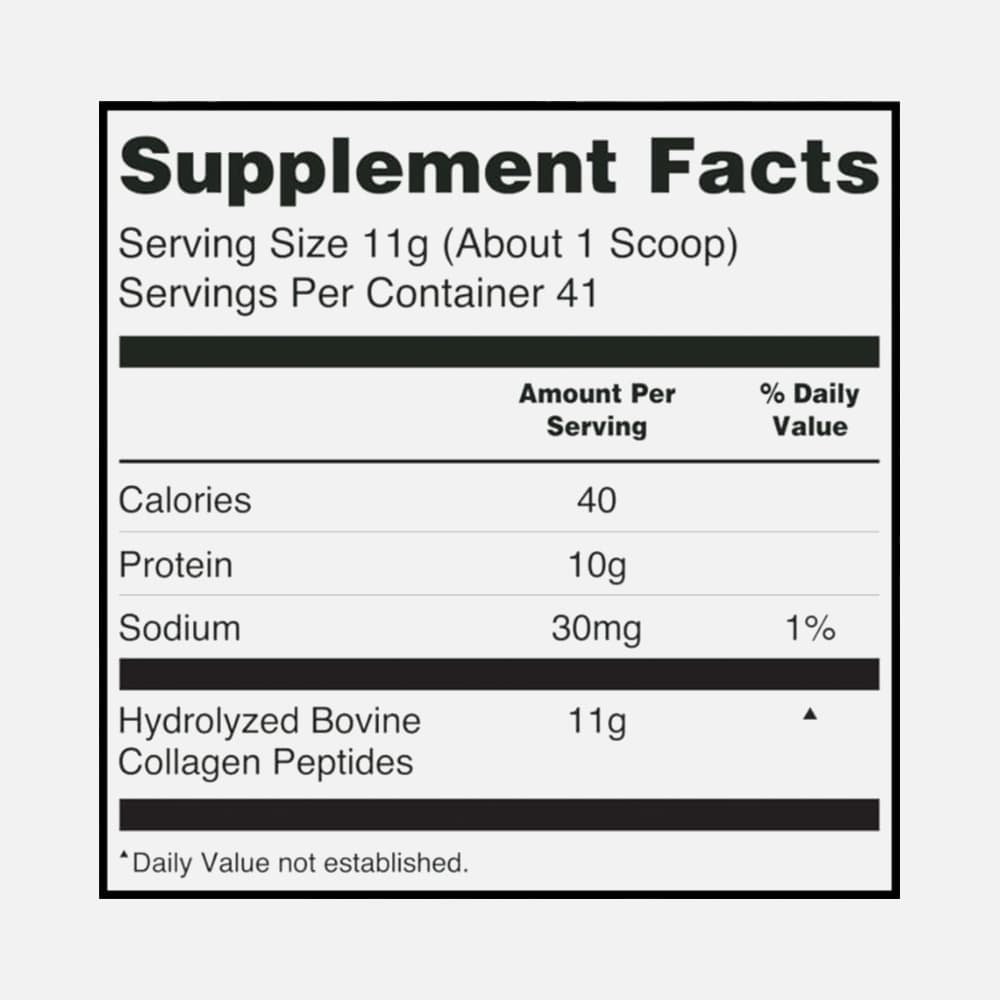 Levels Collagen Peptides 11g - 1lb Powder (Unflavored)