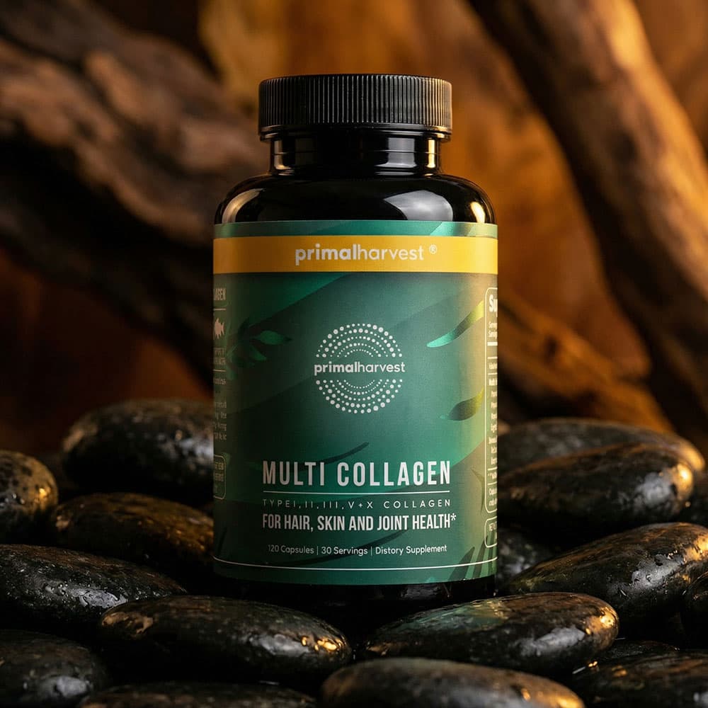 Multi Collagen Complex w/ Vitamin C 1200mg - 120 Capsules