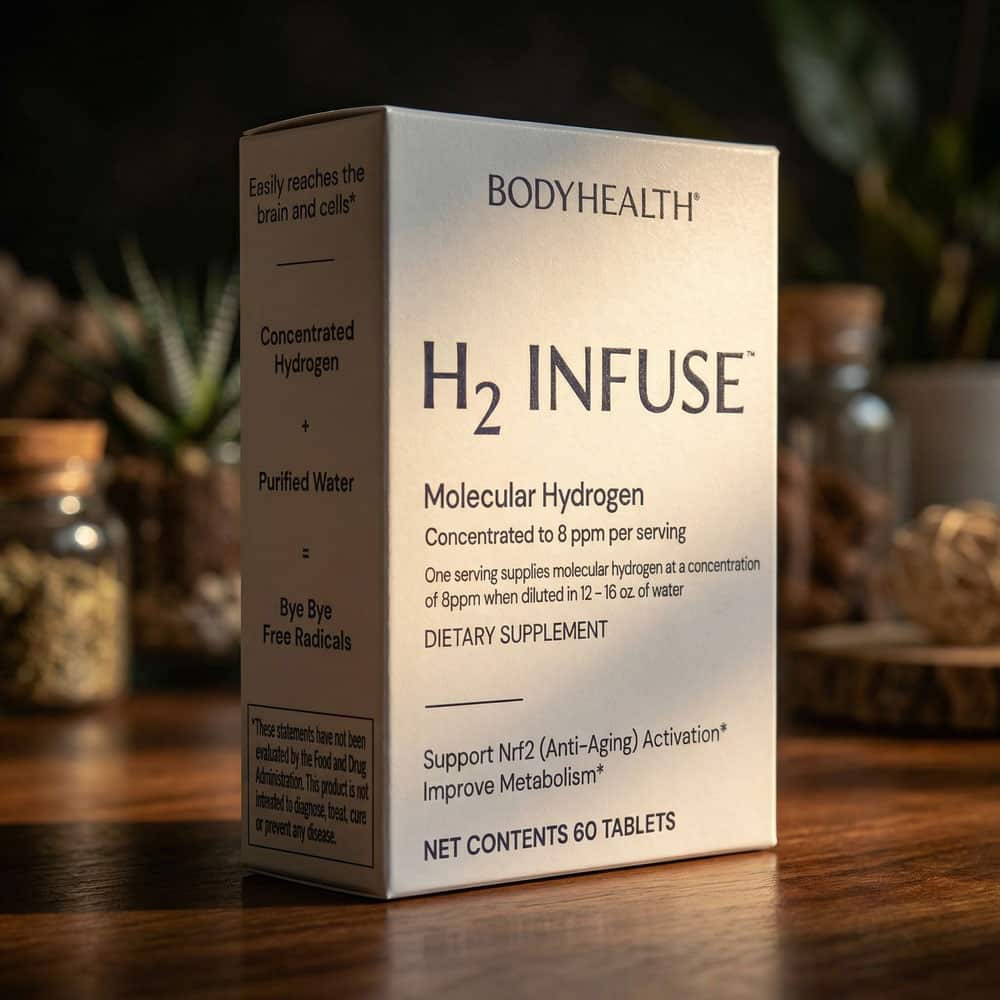 H2 Infuse Molecular Hydrogen 60mg - 60 Tablets