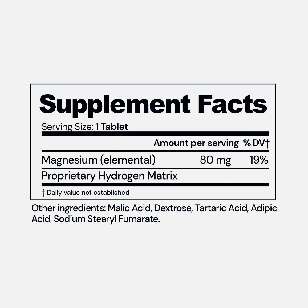 H2 Infuse Molecular Hydrogen 60mg - 60 Tablets
