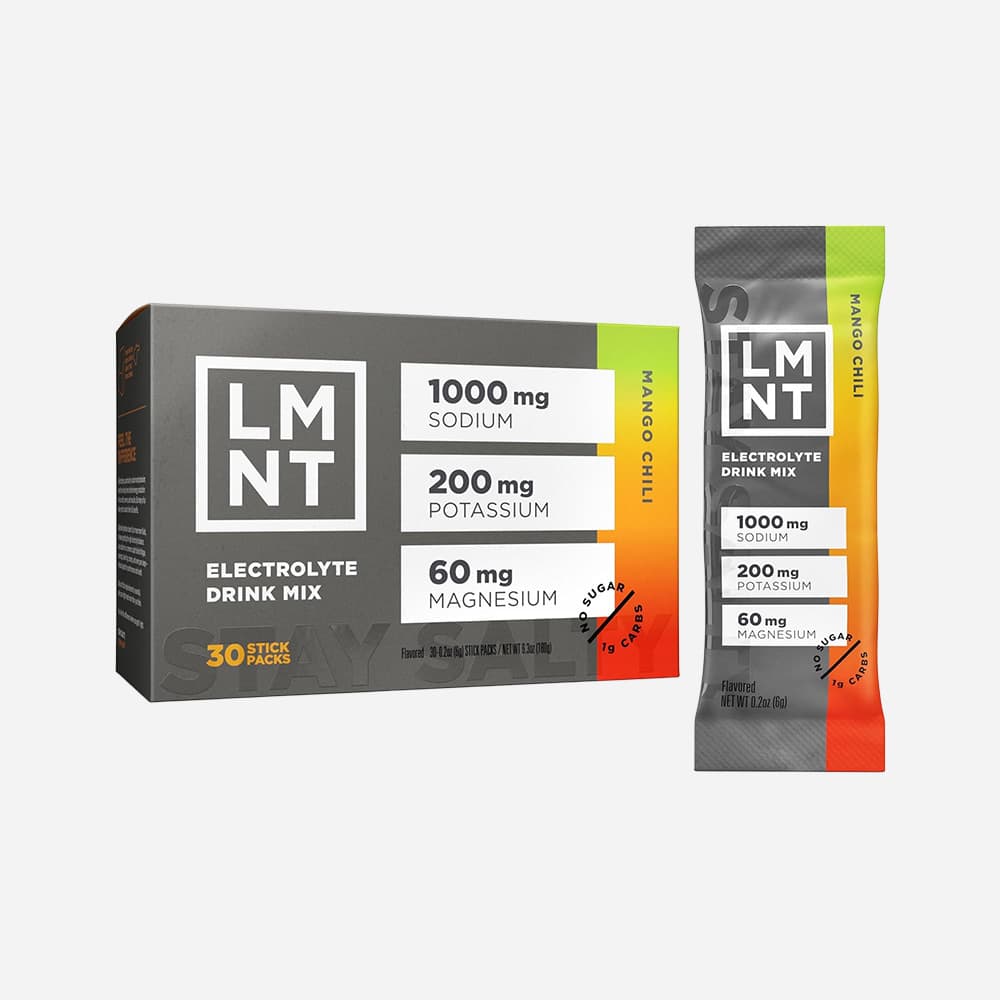 LMNT - Zero Sugar Electrolytes (Mango Chili Salt) - 30 Sticks