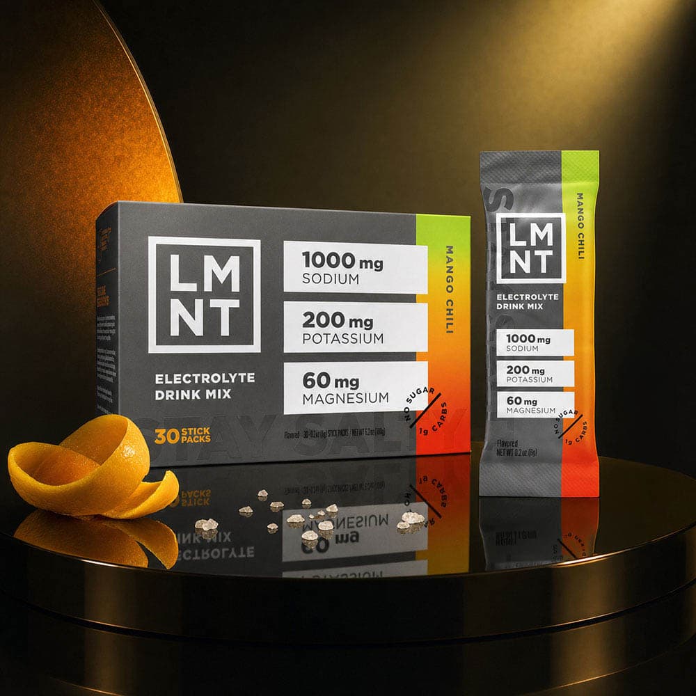 LMNT - Zero Sugar Electrolytes (Mango Chili Salt) - 30 Sticks