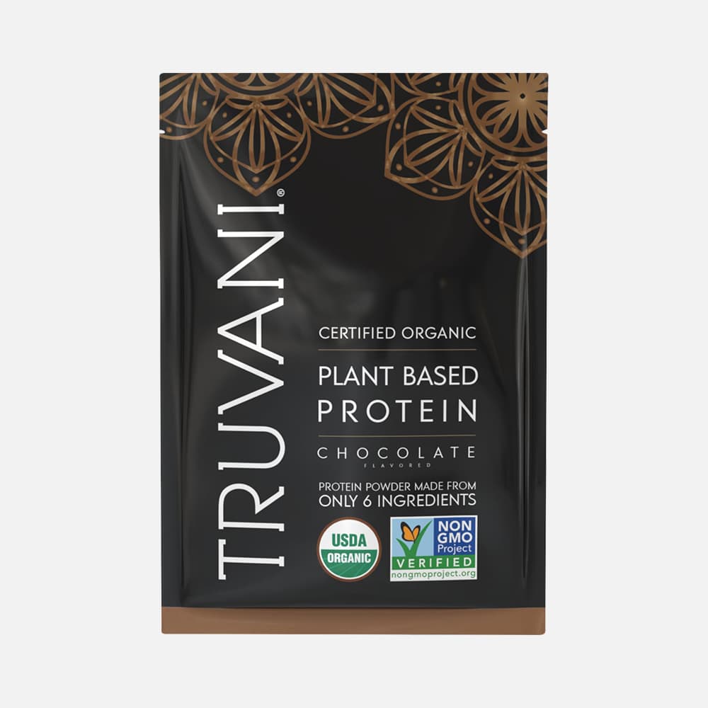 Truvani Organic Vegan Protein 20g - 10 Packets (Chocolate)