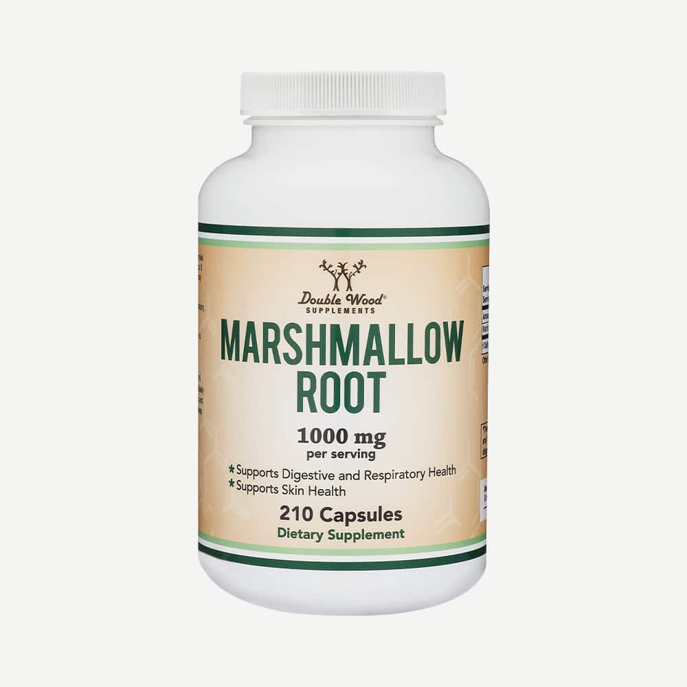 Marshmallow Root 1,000mg - 210 Vegan Capsules