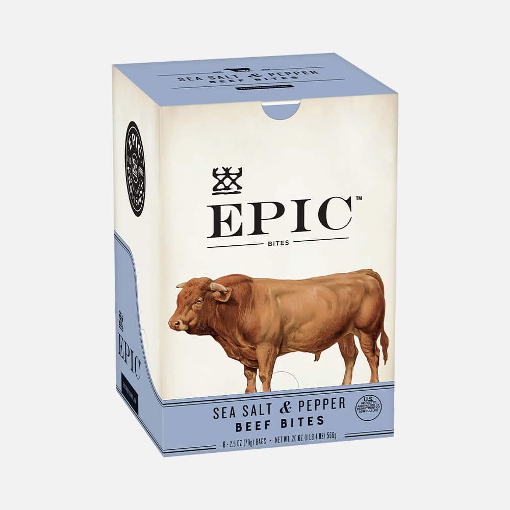 Beef Sea Salt Pepper Bites - 8 x 2.5oz Pouches