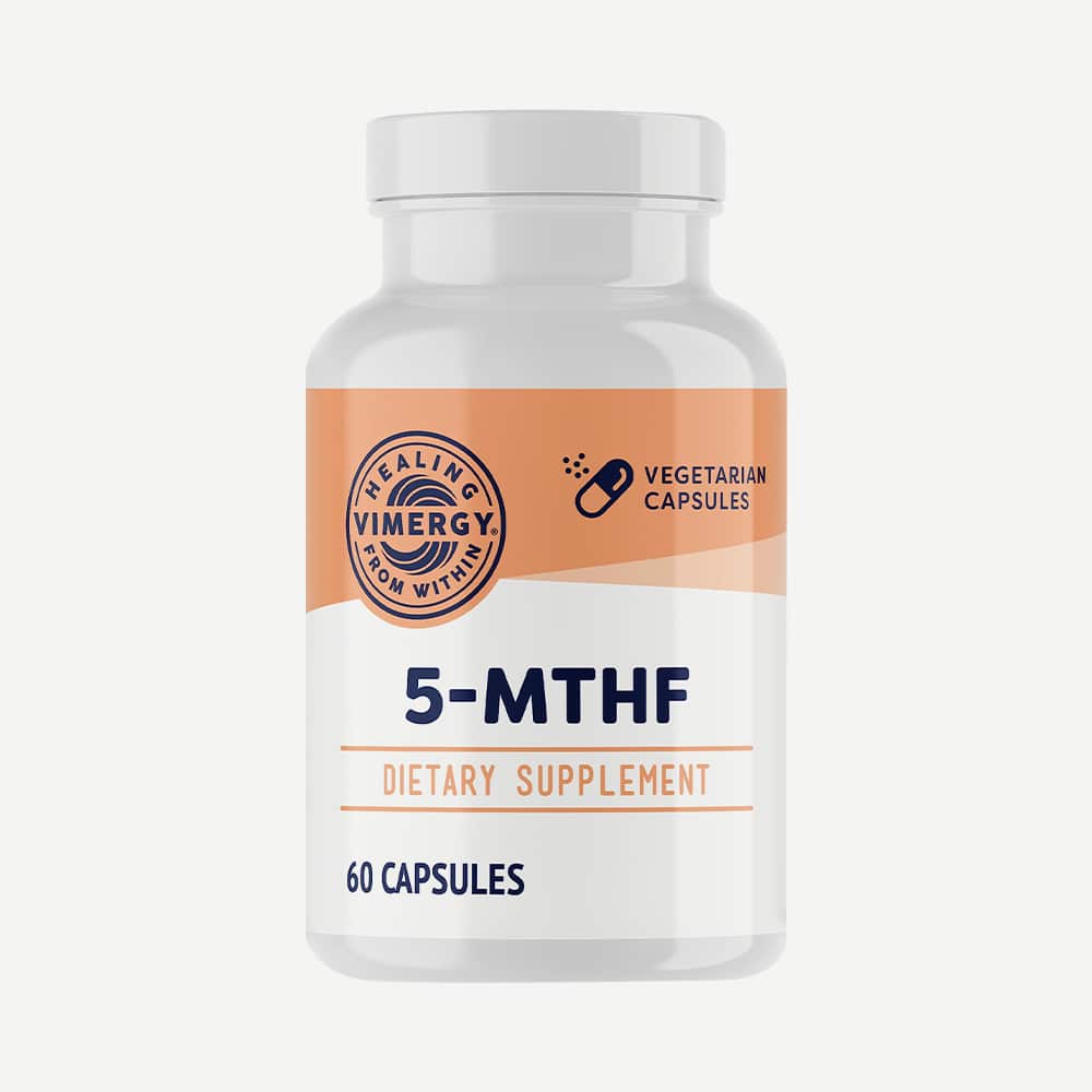 L-Methylfolate 8500mcg with B12 500mcg - 60 Capsules