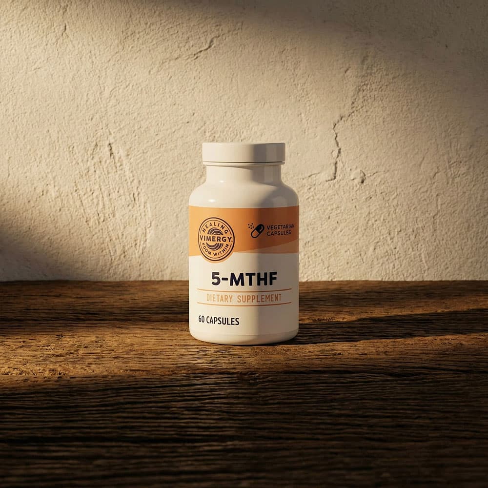 L-Methylfolate 8500mcg with B12 500mcg - 60 Capsules
