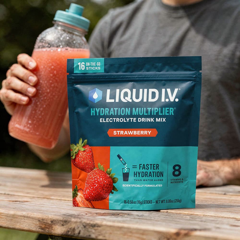Liquid I.V. Hydration Multiplier Strawberry - 48 Sticks