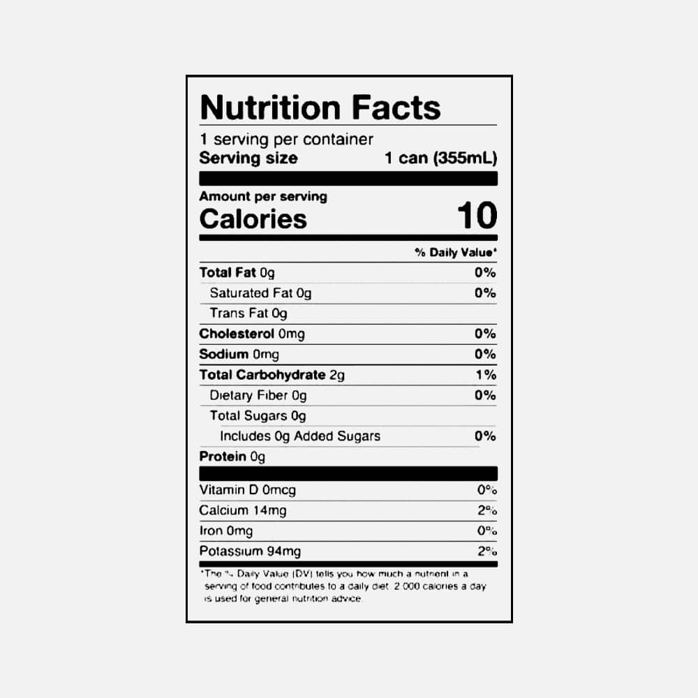Black Lemon Sparkling Botanicals - 12 x 12oz Cans