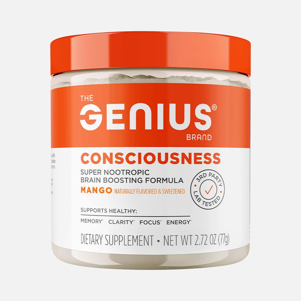 Genius Consciousness Nootropic Powder - 15 Servings (Mango)