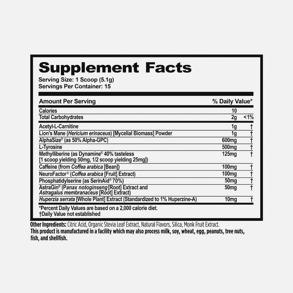 Genius Consciousness Nootropic Powder - 15 Servings (Mango)