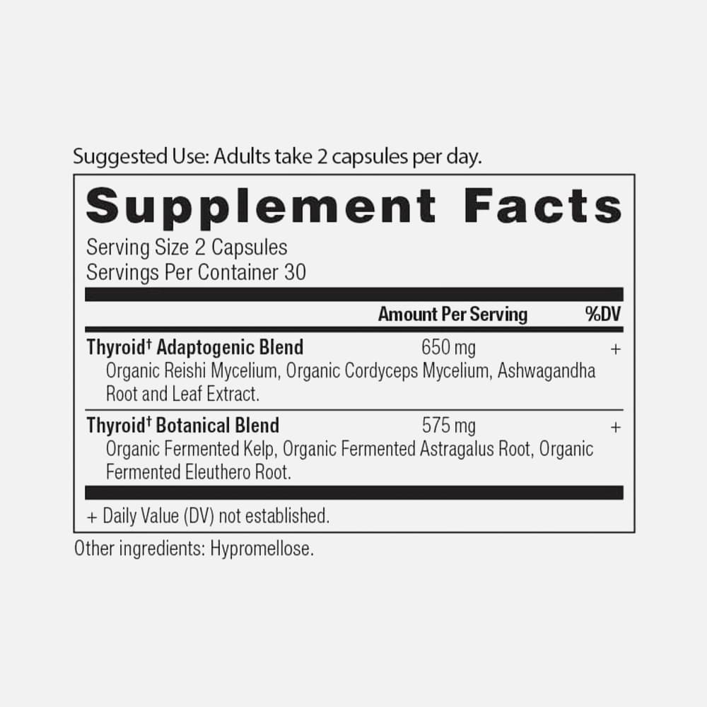 Thyroid Support with Ashwagandha - 60 Capsules