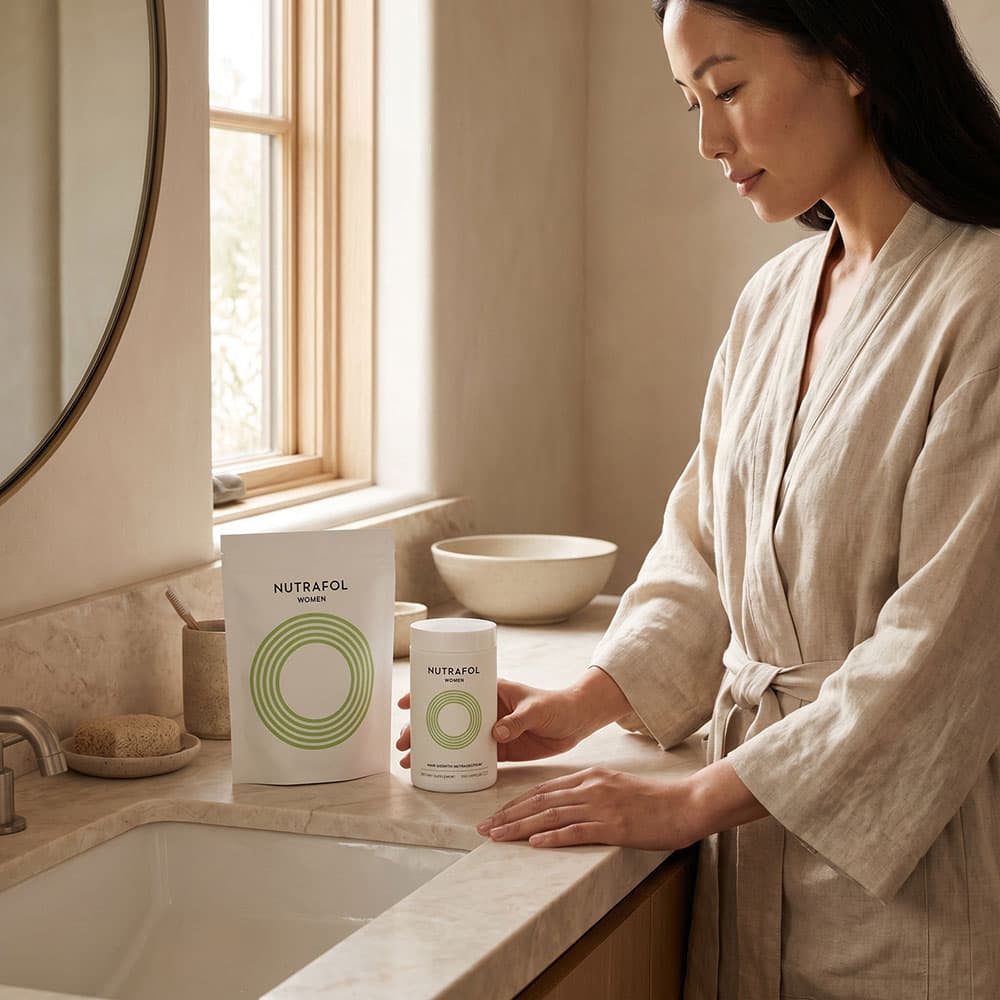 Nutrafol Hair Growth for Women Ages 18–44, 240 Capsules – 2-Month Supply