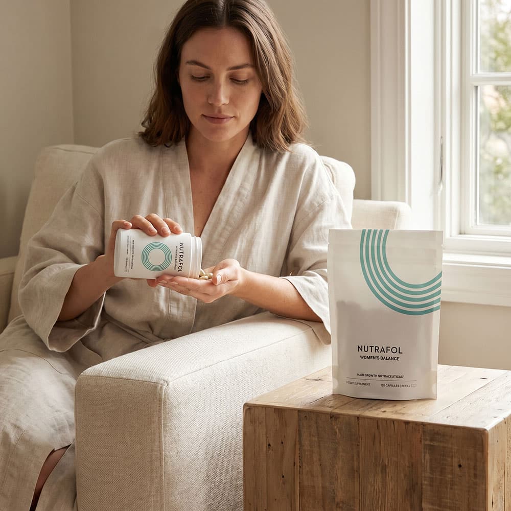 Nutrafol Women's Balance Hair Growth for Ages 45+, 240 Capsules – 2-Month Supply