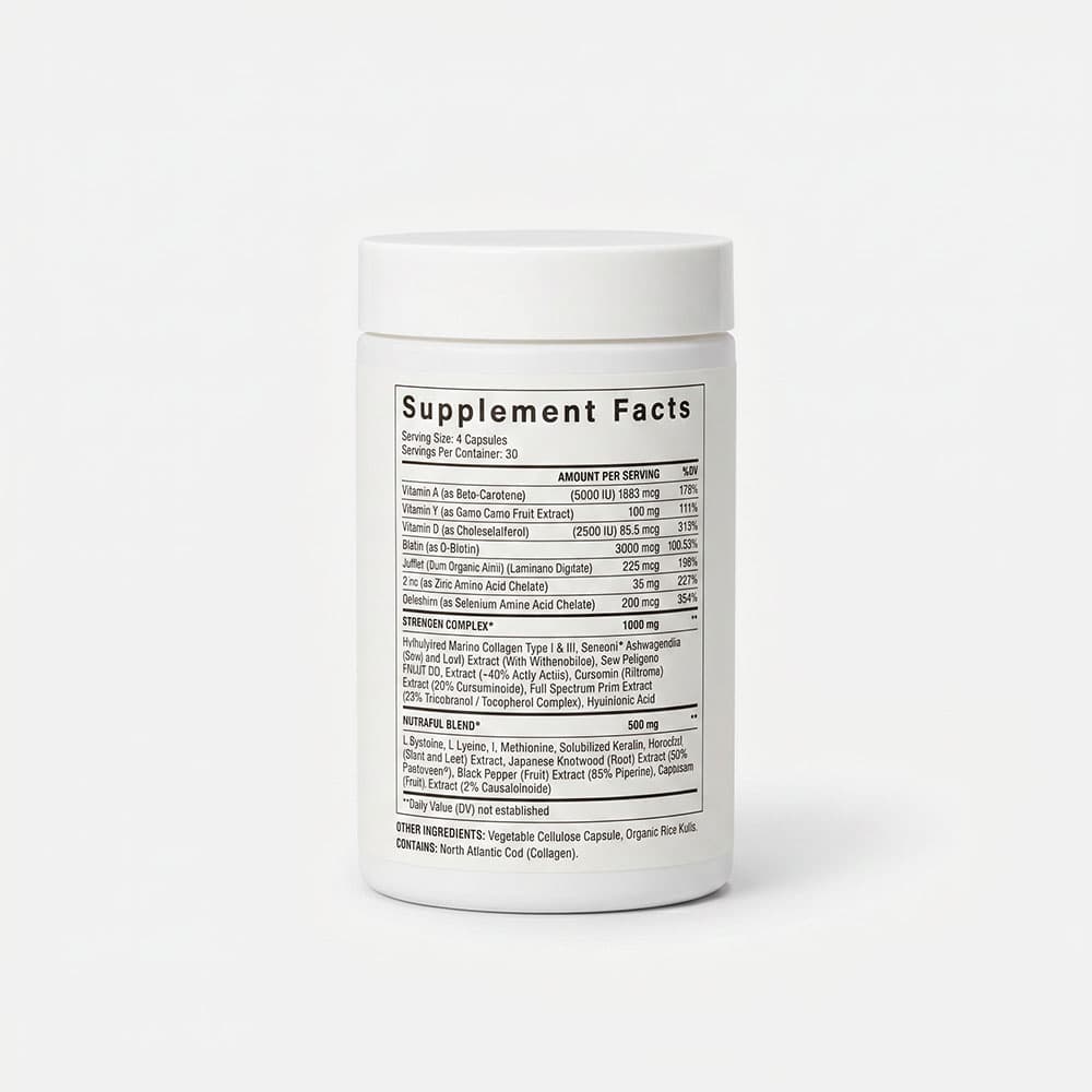 Nutrafol Women's Balance Hair Growth for Ages 45+, 240 Capsules – 2-Month Supply