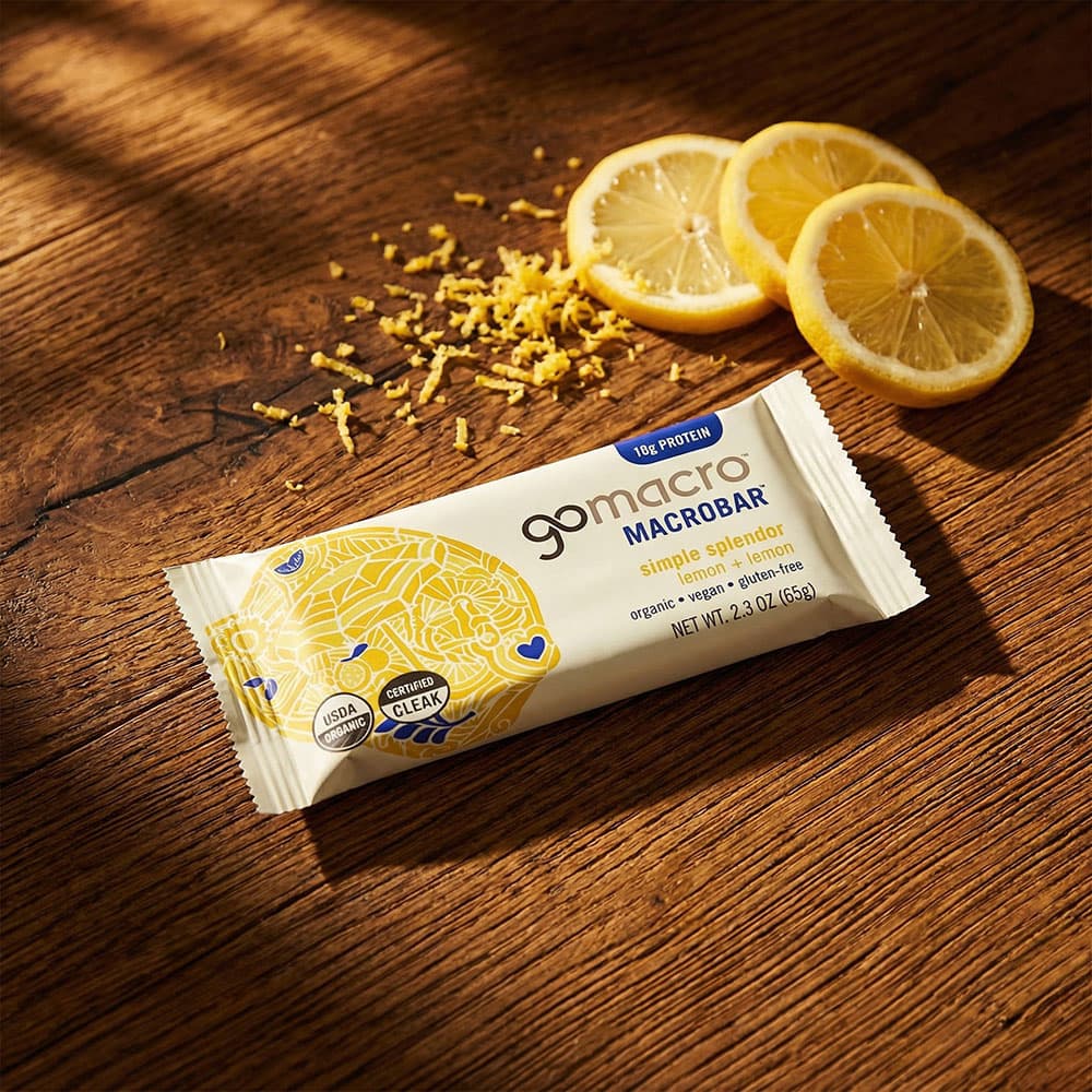 GoMacro Lemon + Lemon Protein 10g - 12 Bars
