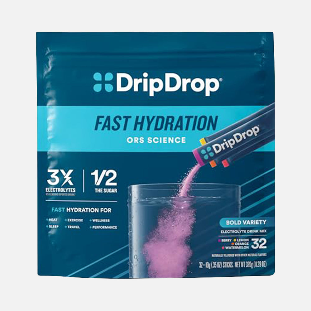 DripDrop Electrolyte Powder - 32 Sticks (Variety)