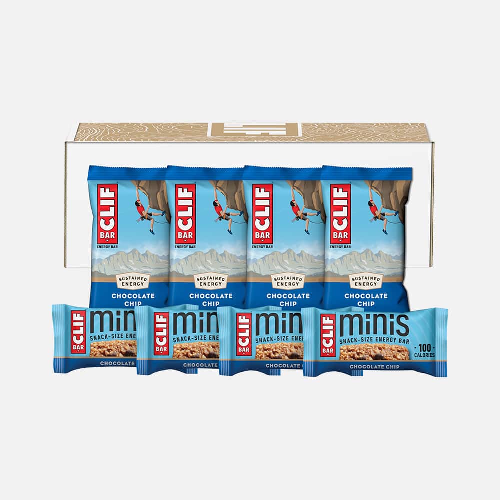 CLIF Bar Chocolate Chip - 20 Energy Bars (Full & Mini)
