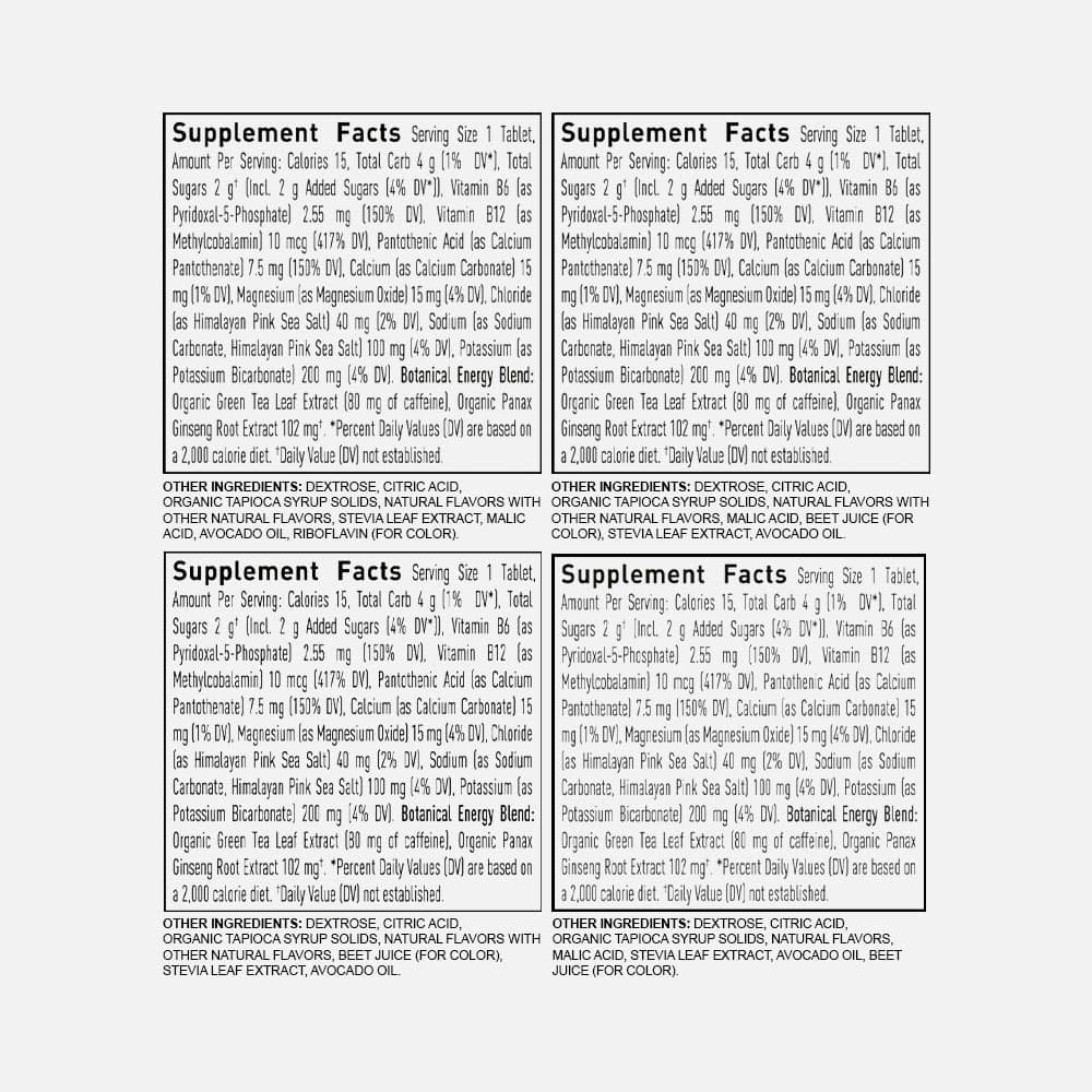 Nuun Energy Electrolyte Tablets 80mg - 40 Tablets