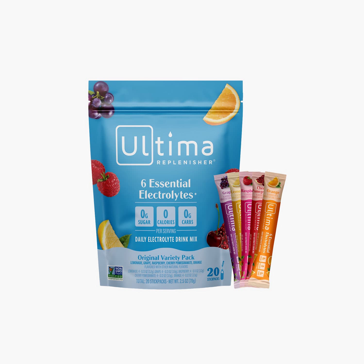 Ultima Replenisher - Daily Electrolyte Powder Variety - 20 Sachets