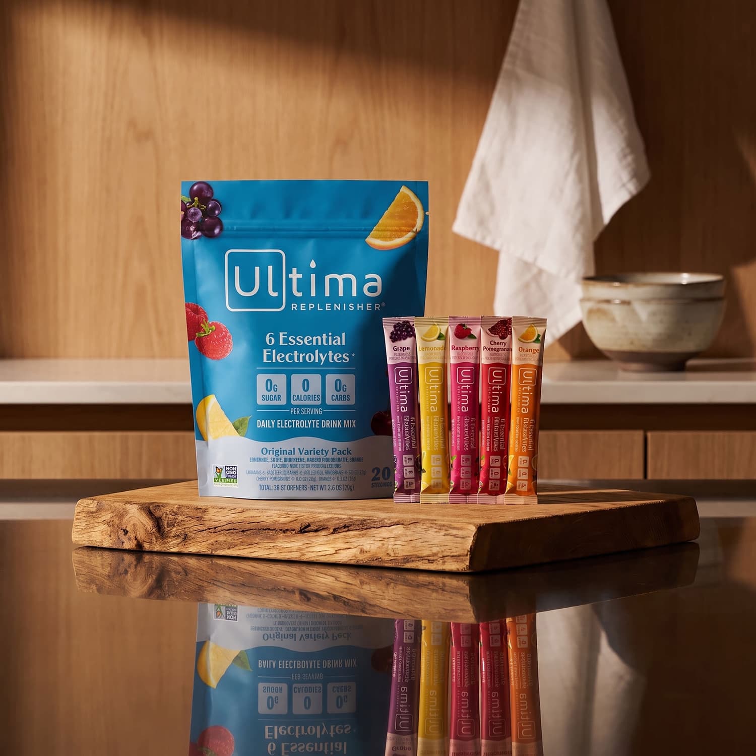 Ultima Replenisher - Daily Electrolyte Powder Variety - 20 Sachets