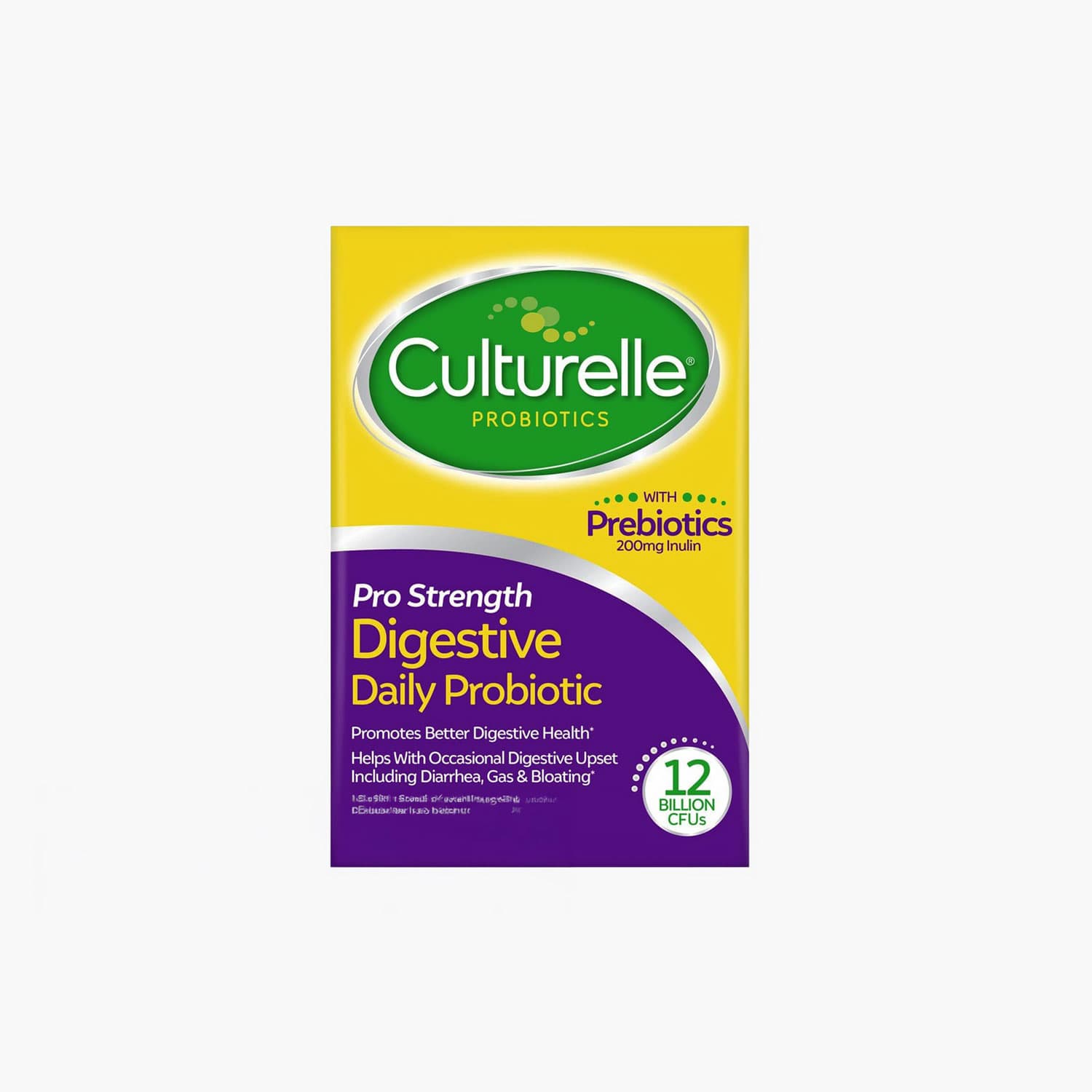 Culturelle - Pro Strength Daily Probiotic 12 Billion CFU - 60 Capsules