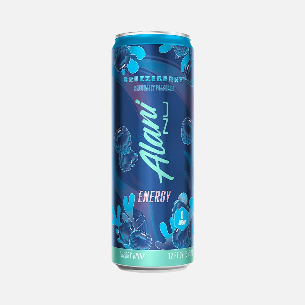 Alani Energy Drink – Breezeberry Flavor, 12-Pack