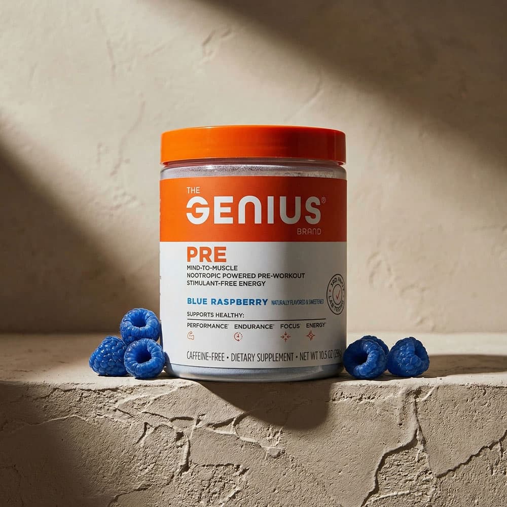 Genius Pre Nootropic Pre-Workout - 20 Servings Powder