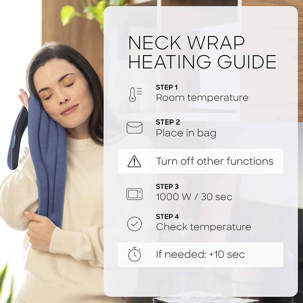 Microwavable Clay Bead Heating Pad - Neck Wrap