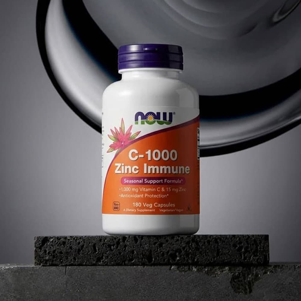Vitamin C 1000mg & Zinc Immune Support - 180 Capsules