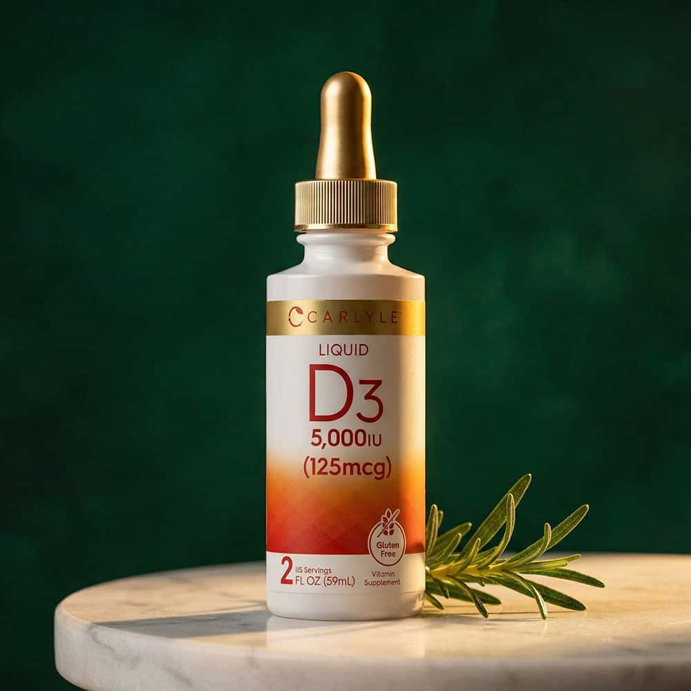 Vitamin D3 5000 IU (125 mcg) - 2 oz Liquid Drops
