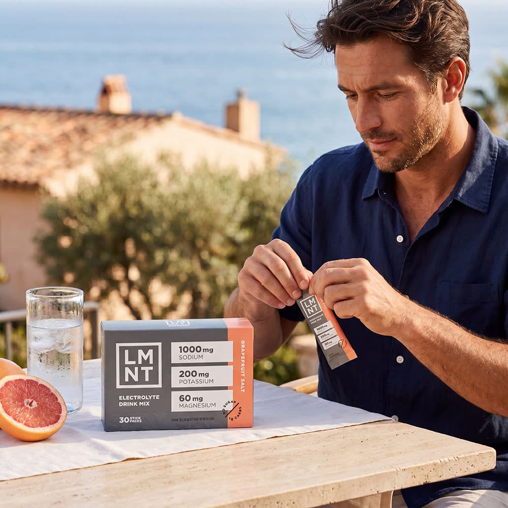 LMNT - Electrolyte Drink Mix - Grapefruit Salt - 30 Sticks