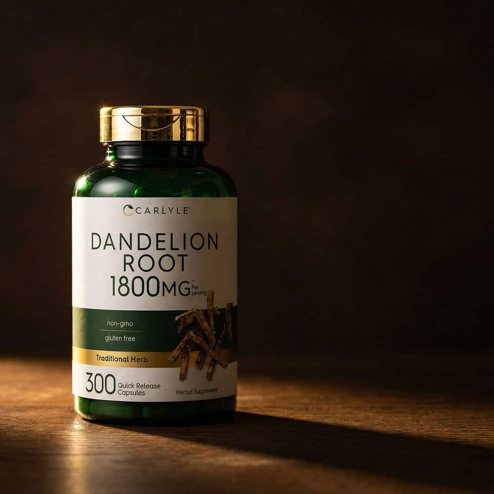 Carlyle Dandelion Root 1800mg 300 Capsules