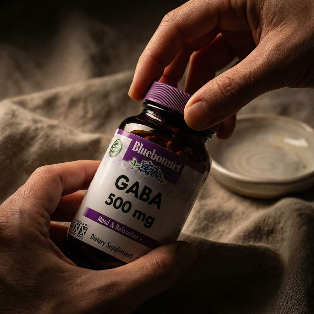 GABA 500mg with Vitamin B6 (P5P) - 120 Veg Capsules