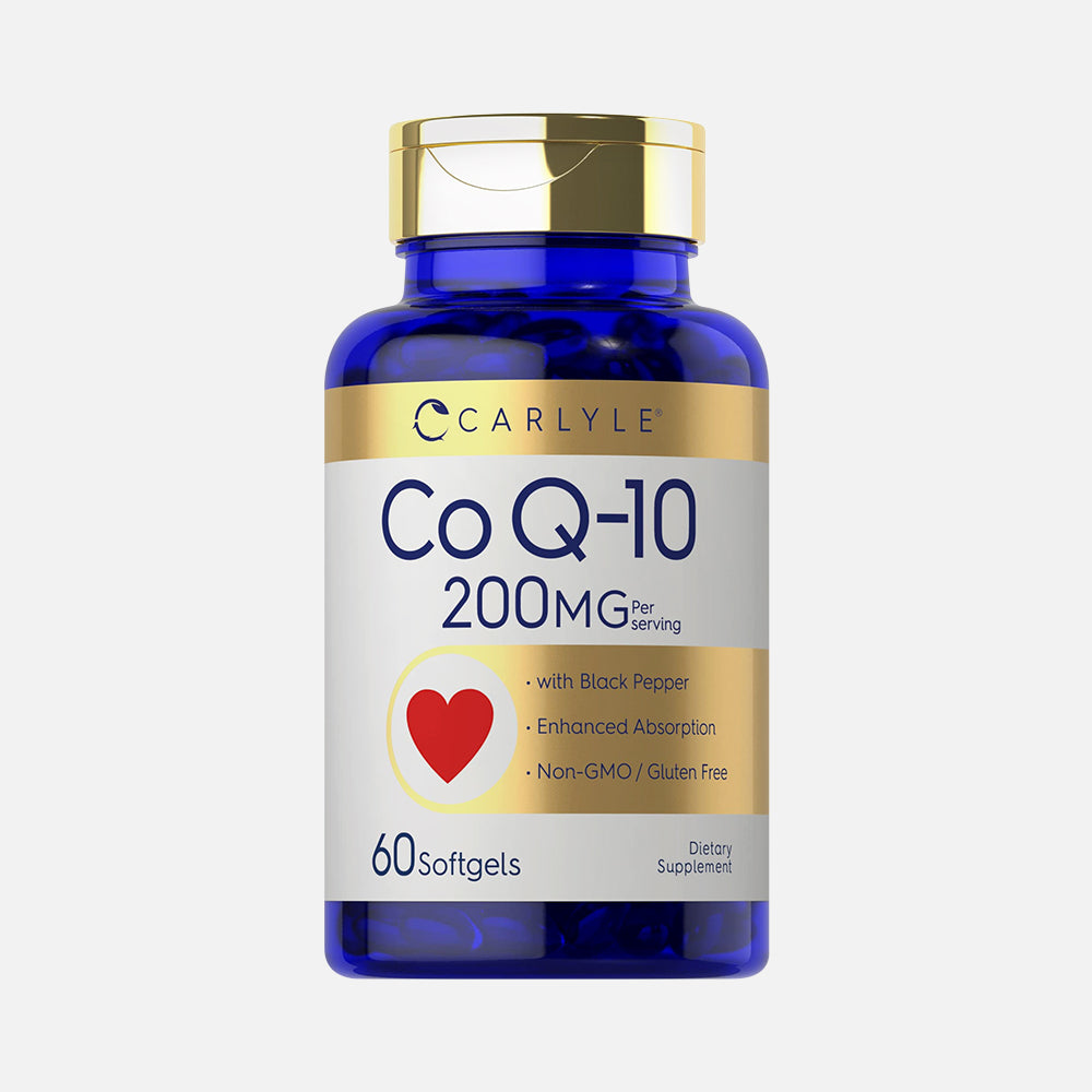 CoQ10 200 ملغ مع الفلفل الأسود - 60 كبسولة جيلاتينية رخوة