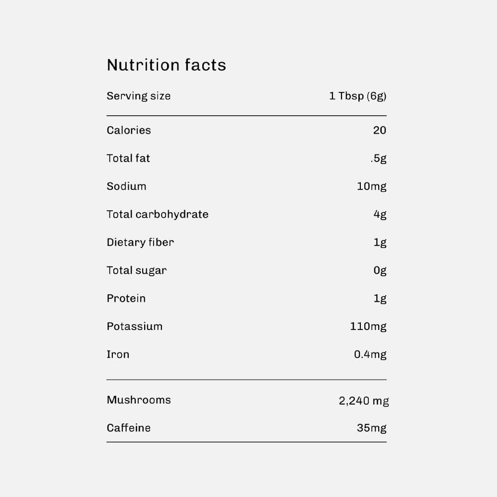 MUDWTR Original 2240mg Mushroom Blend - 30 Servings Powder