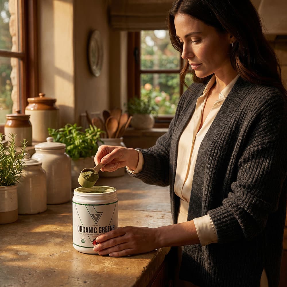 Organic Greens Superfood Powder - 30 Servings (Berry)