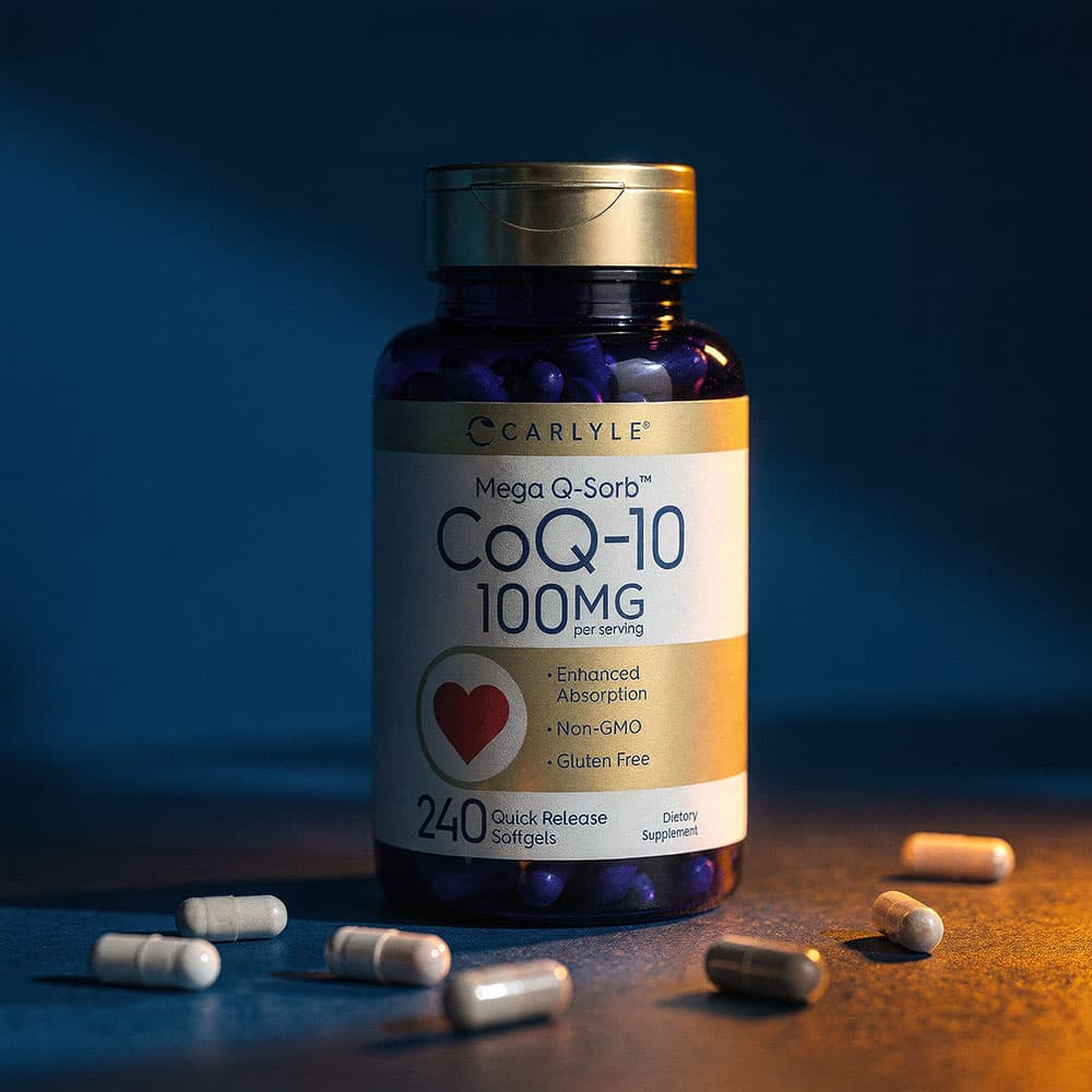 CoQ10 100mg with Black Pepper Extract - 240 Softgels