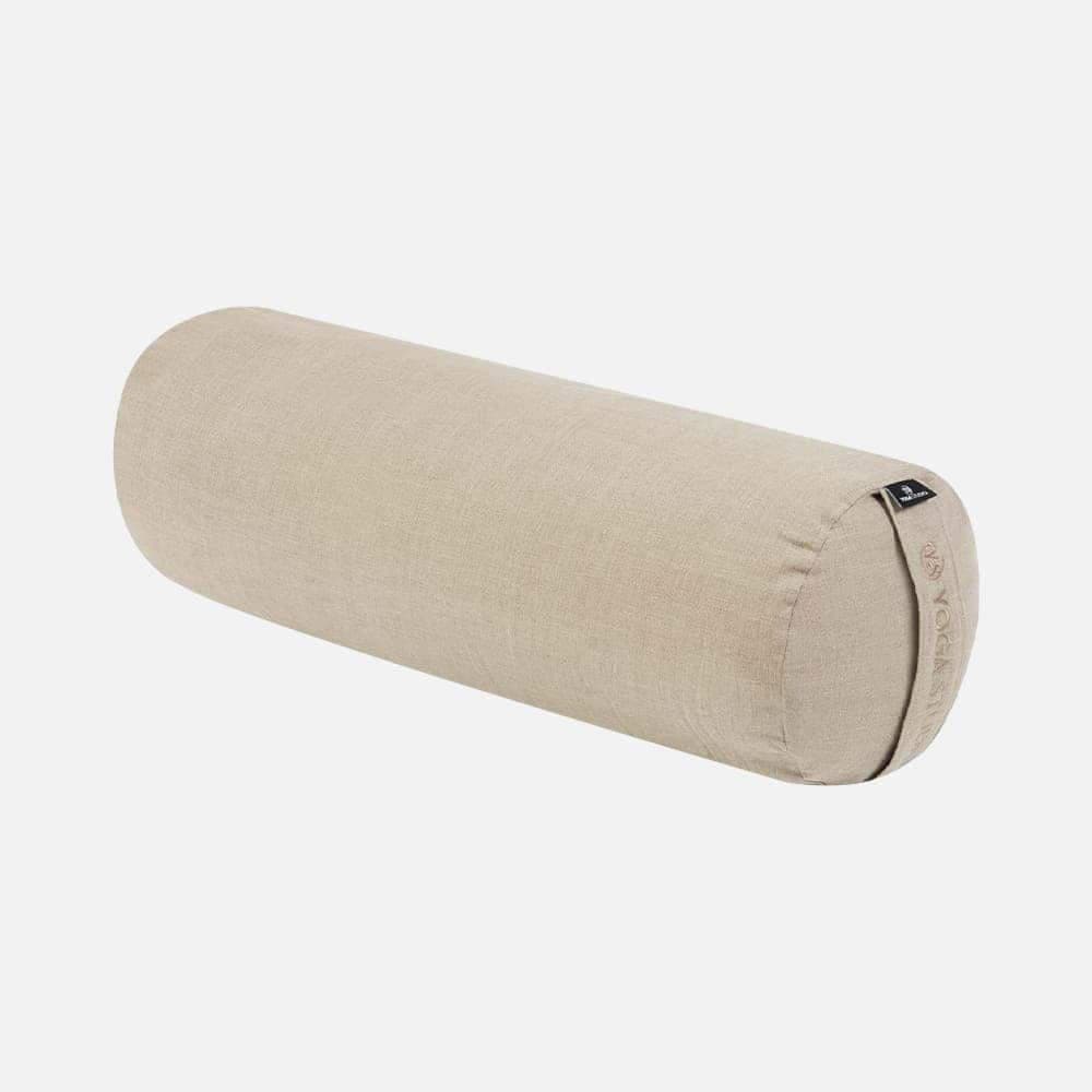 Organic Buckwheat Linen Yoga Bolster 23cm x 60cm