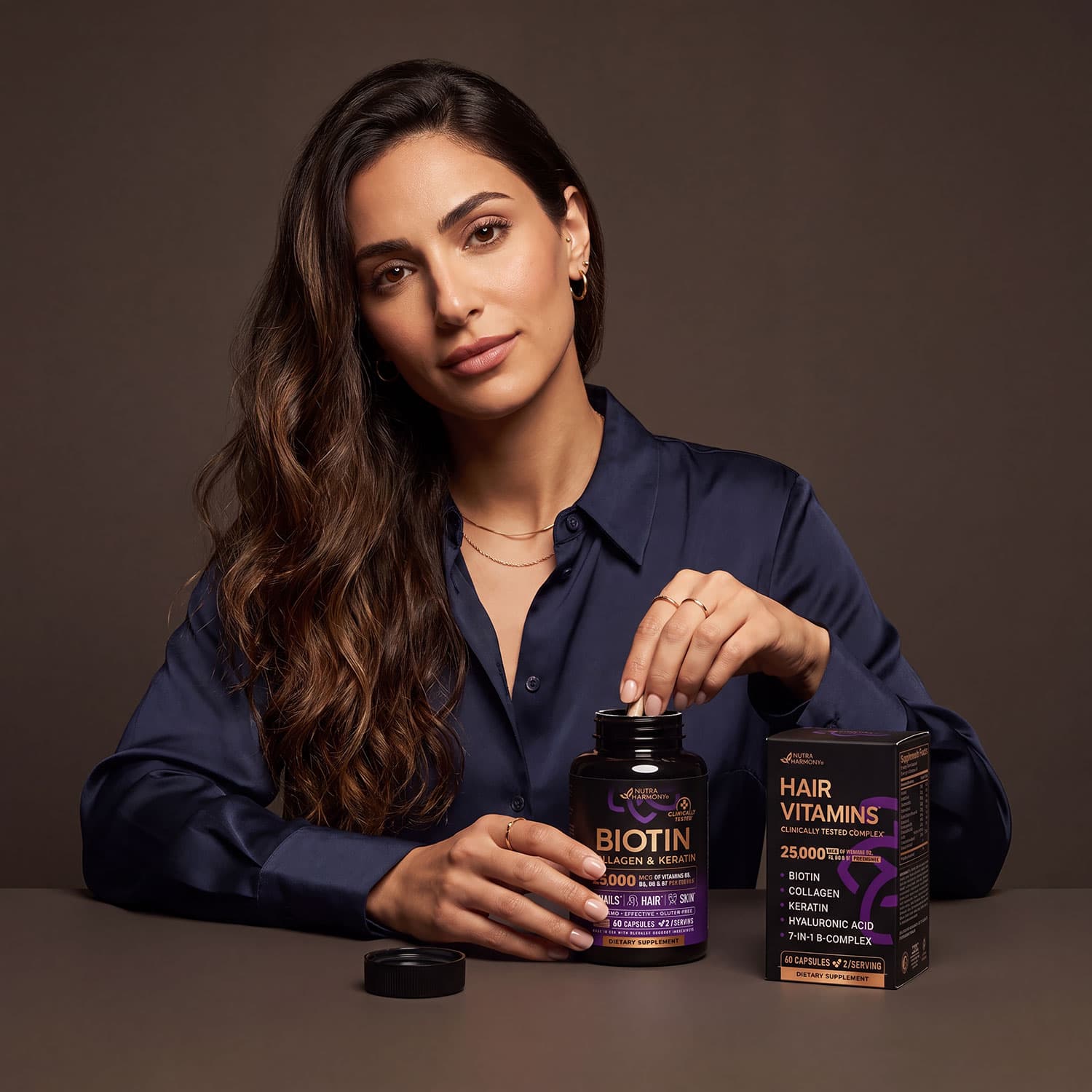 NutraHarmony - Biotin Collagen Keratin Complex - 60 Capsules